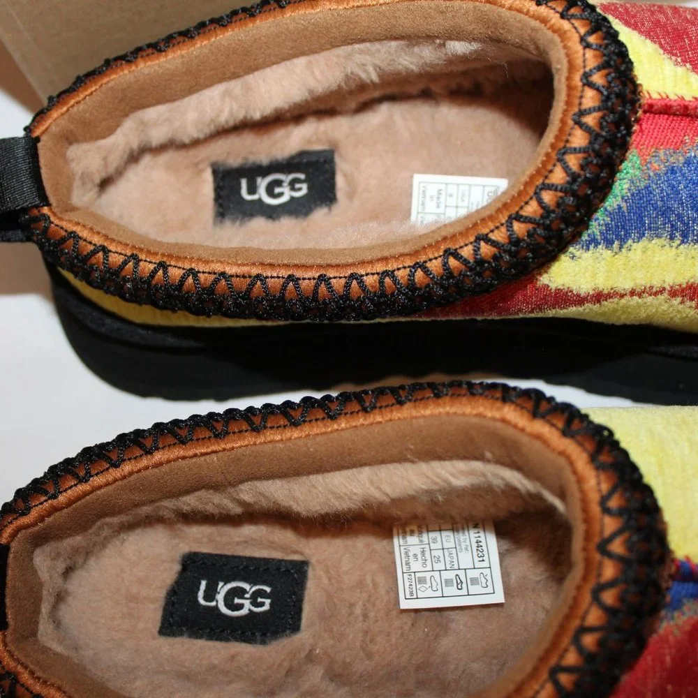 NIB UGG TAZZ PRIDEPOP PLATFORM SHEARLING LINED SLIPPERS - Picture 5 of 8